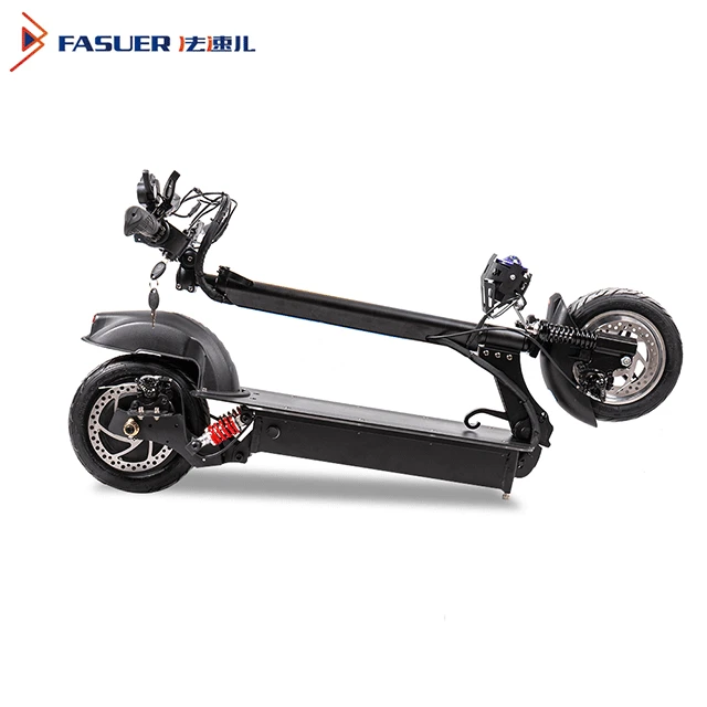 On-time Shipping 60V12Ah Disc Brake Folding Electric Scooter With Suspensions For Adult