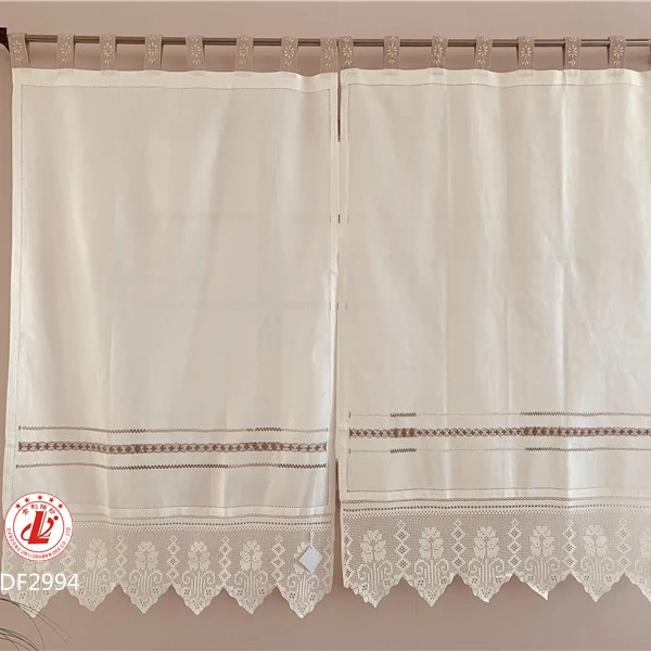 Высококачественная занавеска из вязаного кружева