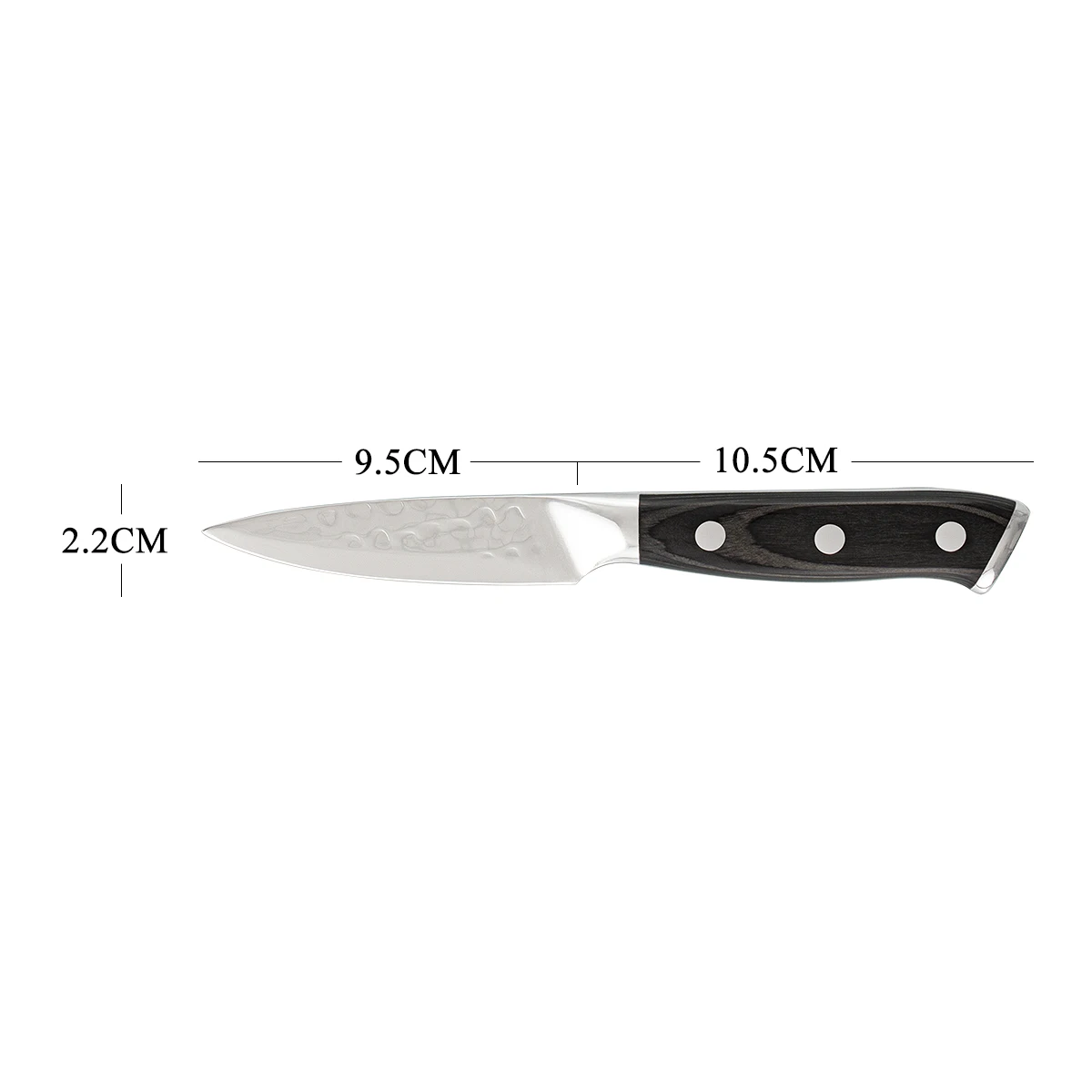 3.5 Inch Forge Handle Stainless  Steel Kitchen Fruit Vegetable Paring Knife