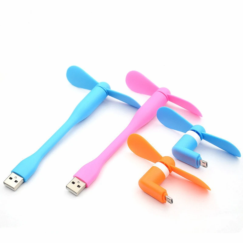 Портативный 3 в 1 Micro Type -C Android маленький USB-вентилятор для мобильного телефона удобный мини-вентилятор Iphone 7 8