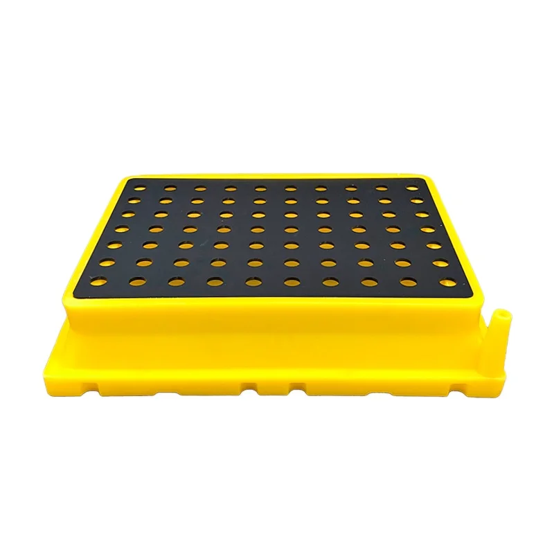 Safety School Laboratory Mini Spill Pallet Poly Spill Pallet Pallet For Chemic Storage*