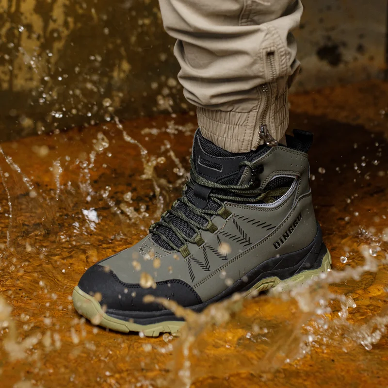 Customized  Anti-smashing Sports Shoes Fashionable Casual Men Running  Safety Water Proof Shoes for Worker