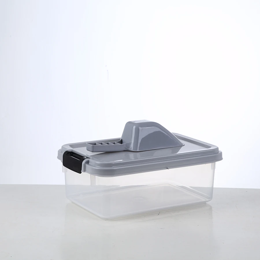 Plastic Dog Cat Food Storage Container Plastic Box Container For Dog Food Treats
