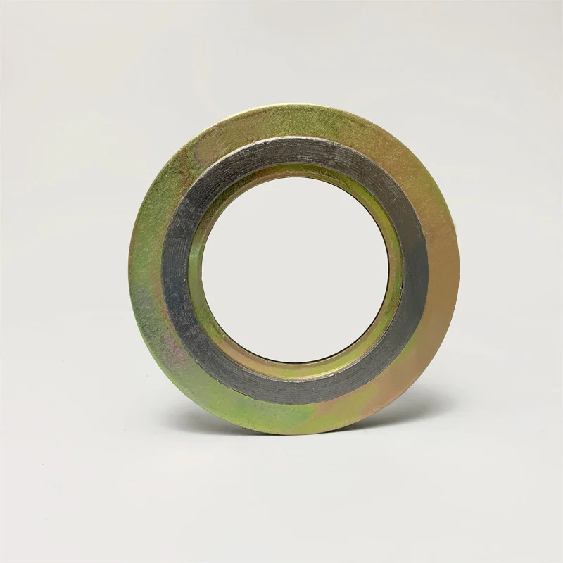 Industrial Spiral Wound Gasket with Inner and Outer Reinforced Ring Stainless Steel Expanded PTFE M5 M10 Seal