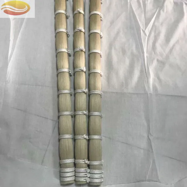 
Factory Horse Tail Hair Best Quality 88cm White Violin Bow Horse Hair For Selling 