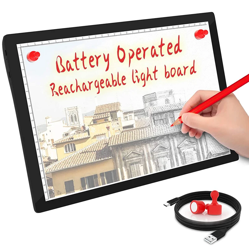 
ZOOYA Diamond Painting A4 LED Light Pad Handbag Kit Tracing Led Pad With USB Cable 