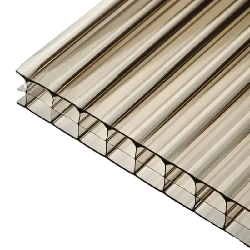 PC Hollow Polycarbonate Sheets for Gardens Greenhouse Polycarbonate Hollow Sheet HOLLOW Polycarbonate Plastic Roofing Sheet