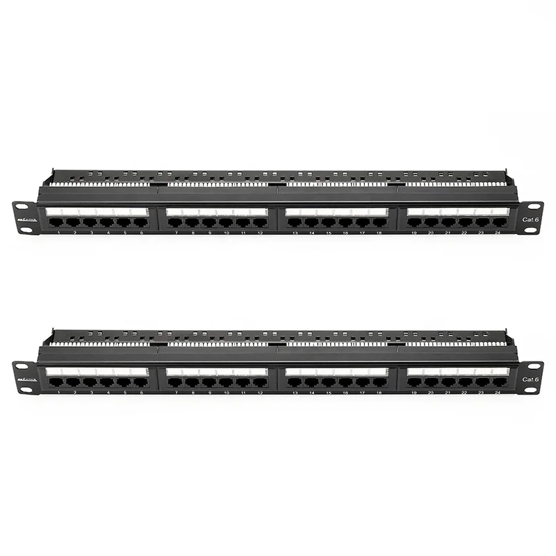Патч-панель CAT6 UTP с 24