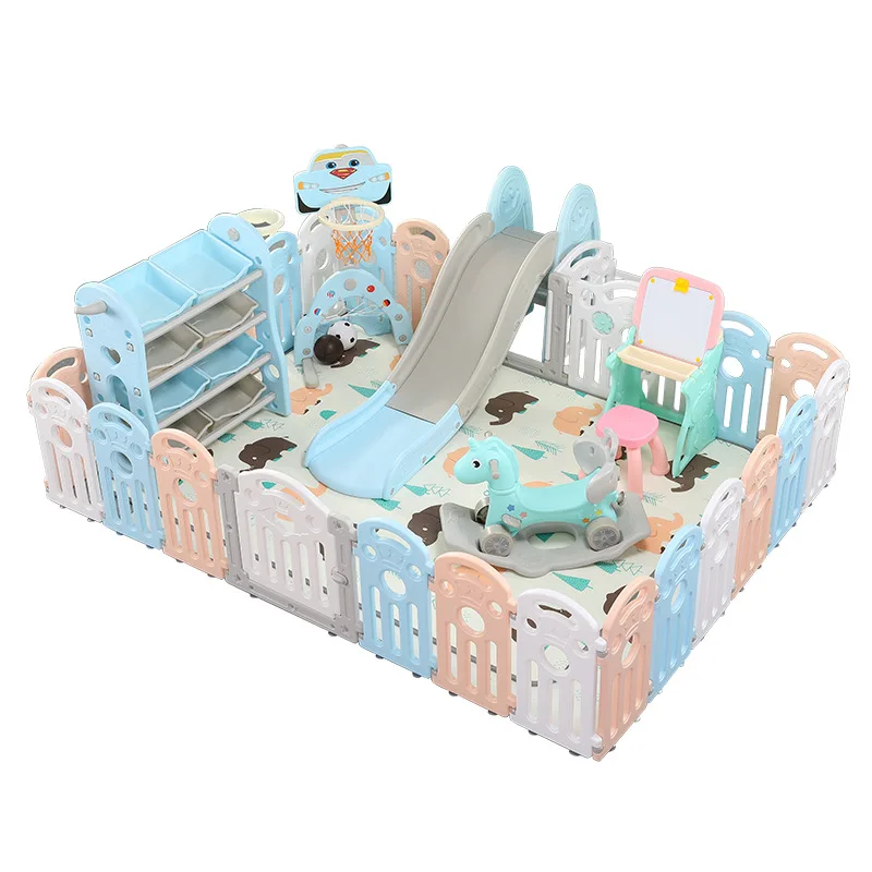 Детский закрытый манеж ограждение для безопасности ребенка детский ползающий коврик игрушки пластиковый детский игрушечный забор