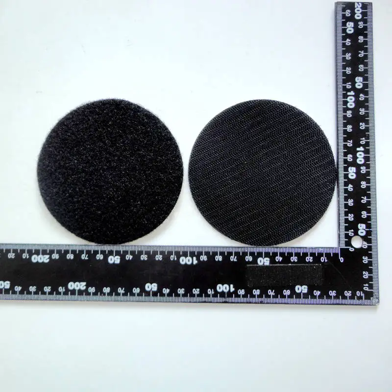 Heavy Duty Hook and Loop Dots Self Adhesive Dots Tapes Black Self Adhesive Coins for School Home Office