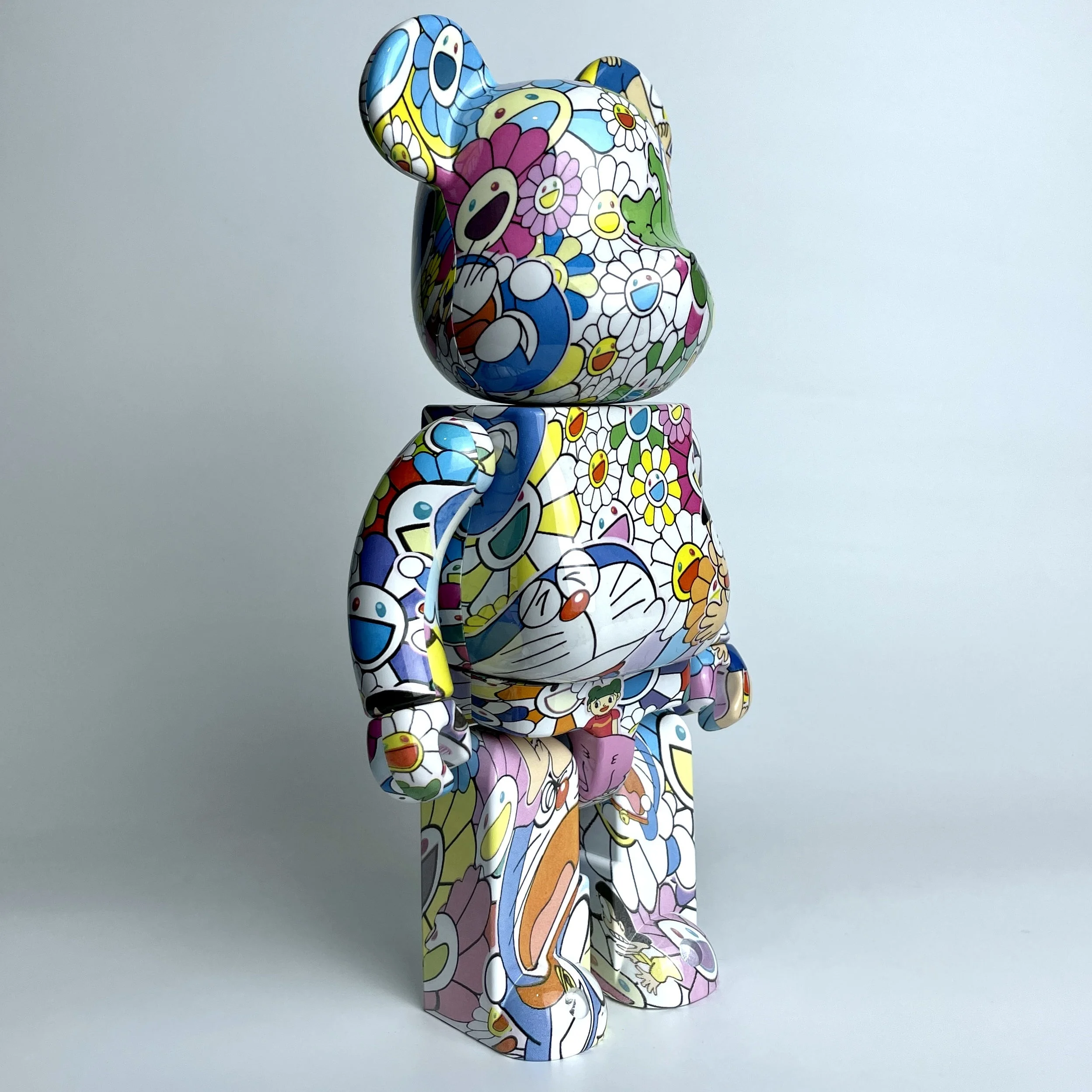 2 Colour 28cm 400% Tide Brand Bearbrick Takash DOB Doraemon ABS Action Figure With Boxed