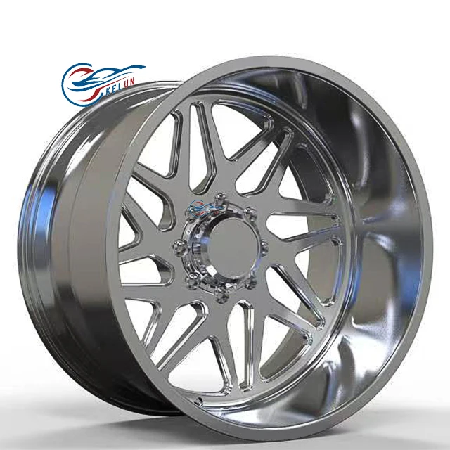 Forged single wheel rims for offroad 22/24/26/28/30 inch Polished Floating Hot Sales