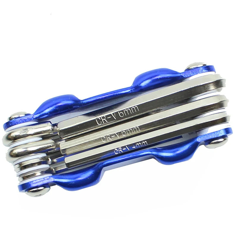 Custom Color Set Logo Bike Multi Tool Kit Bicycle Repair Set All In One Multifunction Bike Tools Multitool Hex Keys