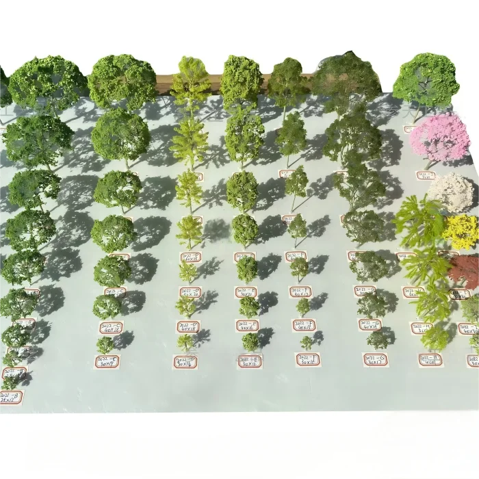 Scale Artificial Miniature Model tree and accessories  for Architect