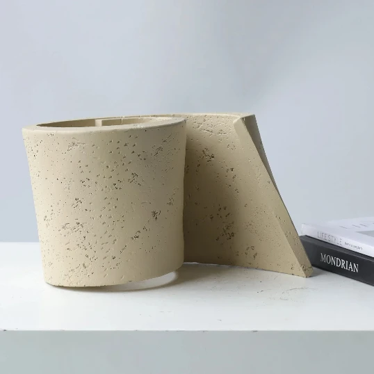 Modern Art Gypsum Status Abstract Sculpture Displaying Items for Home Wine Cabinet Table Ornaments Hotel Decoration Accessories