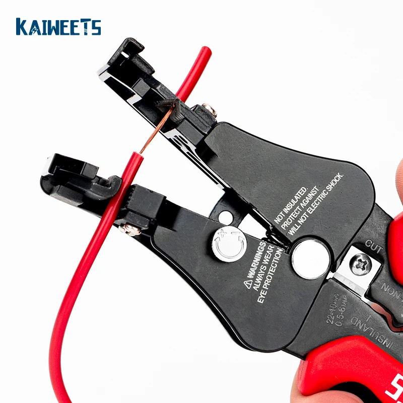 KAIWEETS Wire Stripper Duty Automatic Wire Stripper Tool for 10 17 AWG Solid Stranded Electrical Wire Cutting