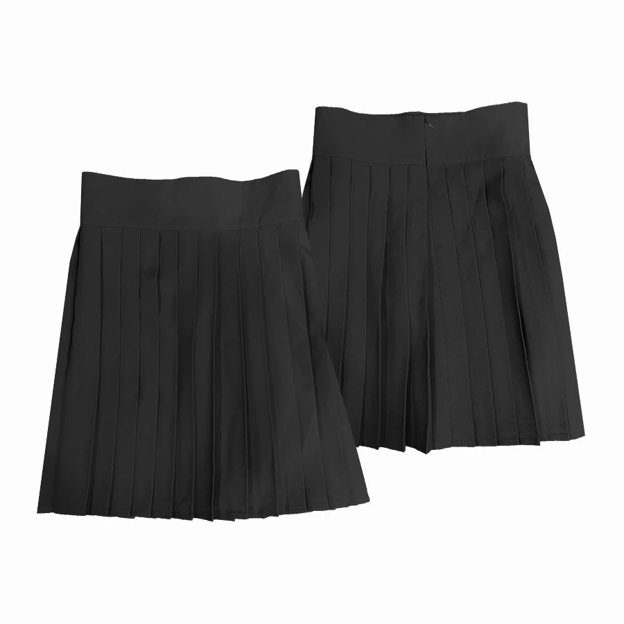 Customization Elementary Students Designs Blue Skirt School Uniform For Girl Skirts