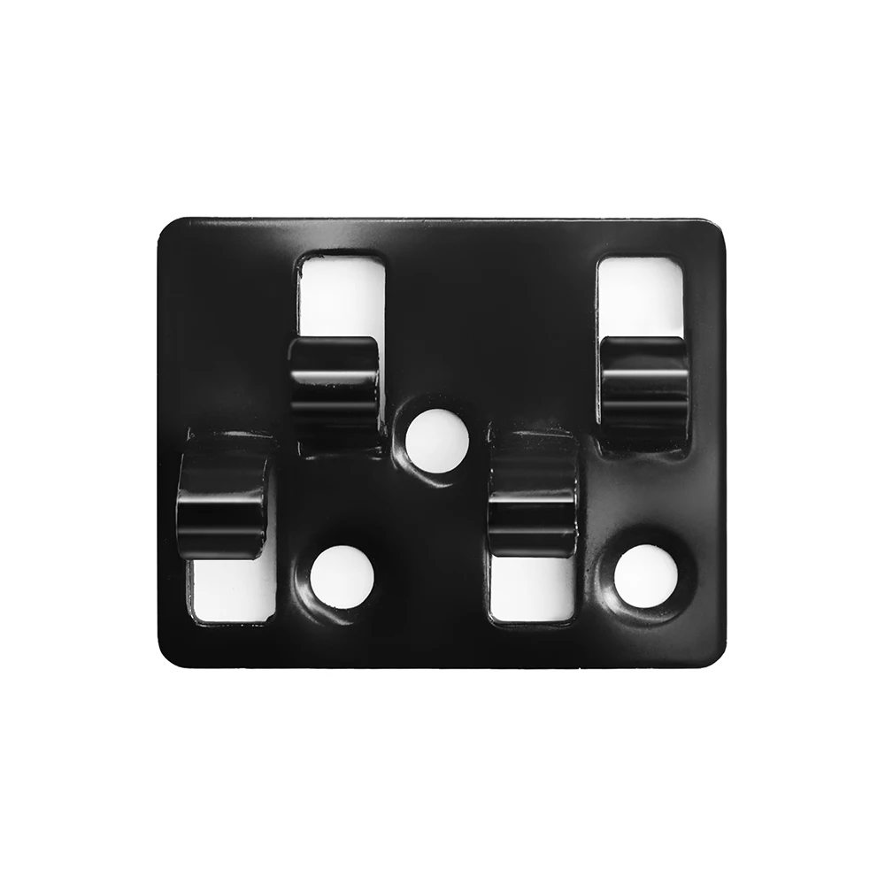Hot-sale clips Black stainless steel spacers floor fittings connectors for wpc deck board