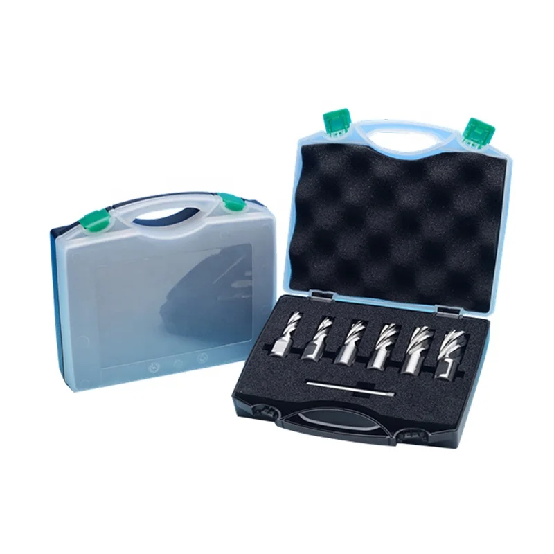 CHTOOLS High-Speed Tungsten Carbide Annular Cutter Set Carbide Core CNC Mode Stainless Steel Hand Drill Bit for Metal Drilling