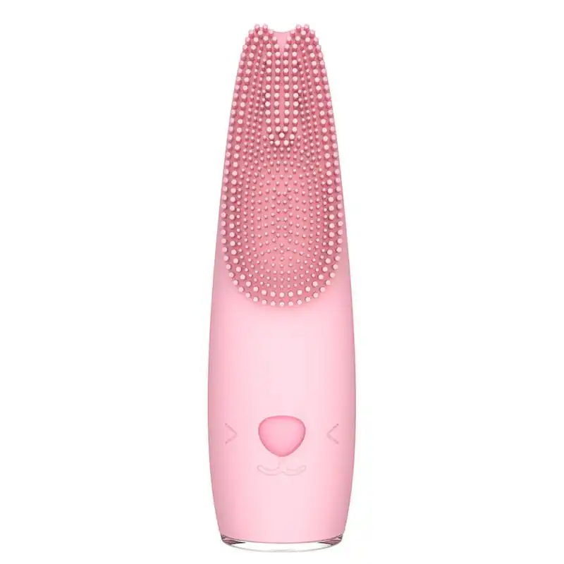 New Design Waterproof Cleaning Exfoliator Beauty Device Skin Care Face Silicone Electric Cleansing Facial Brush