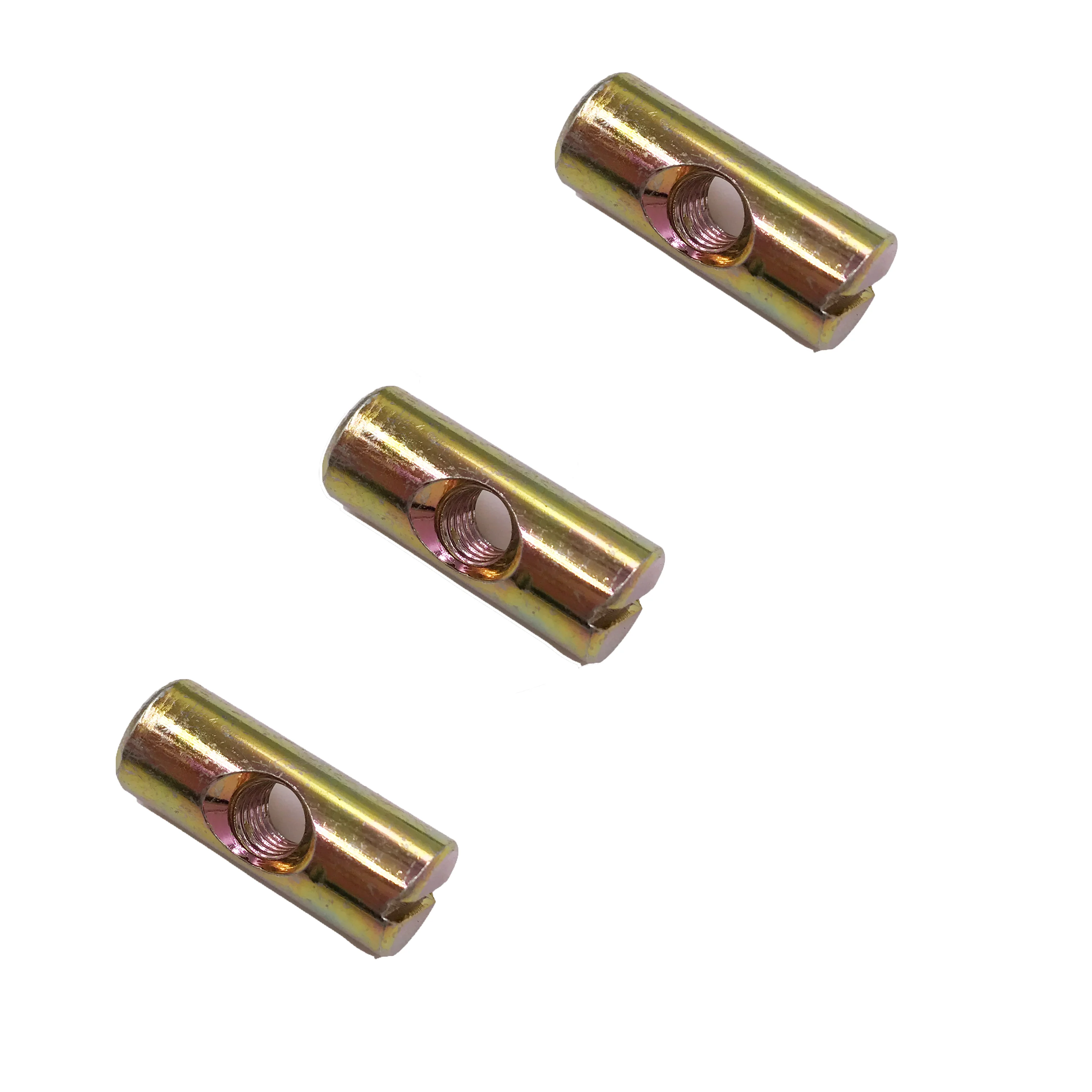 Barrel Nut Hammer Cross Dowel Nut Slotted Nut for Furniture