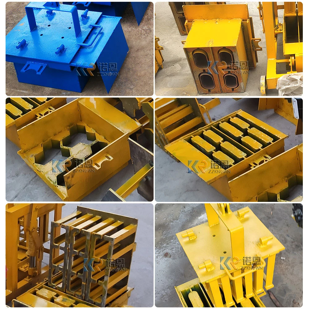 Diesel Engine Concrete Cement Block Making Machine Price Automatic Hollow Clay Brick Making Machinery