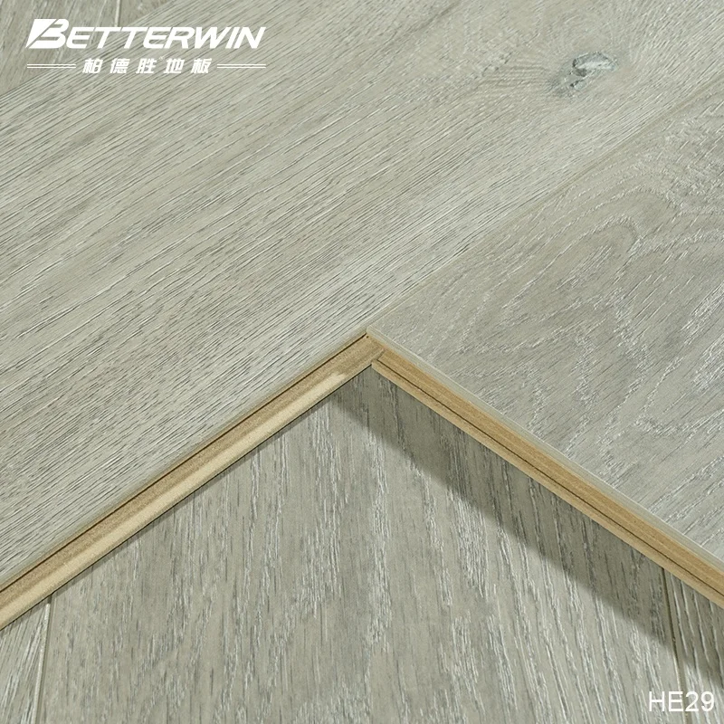 High quality wholesale german V Groove 8mm hdf laminated floor