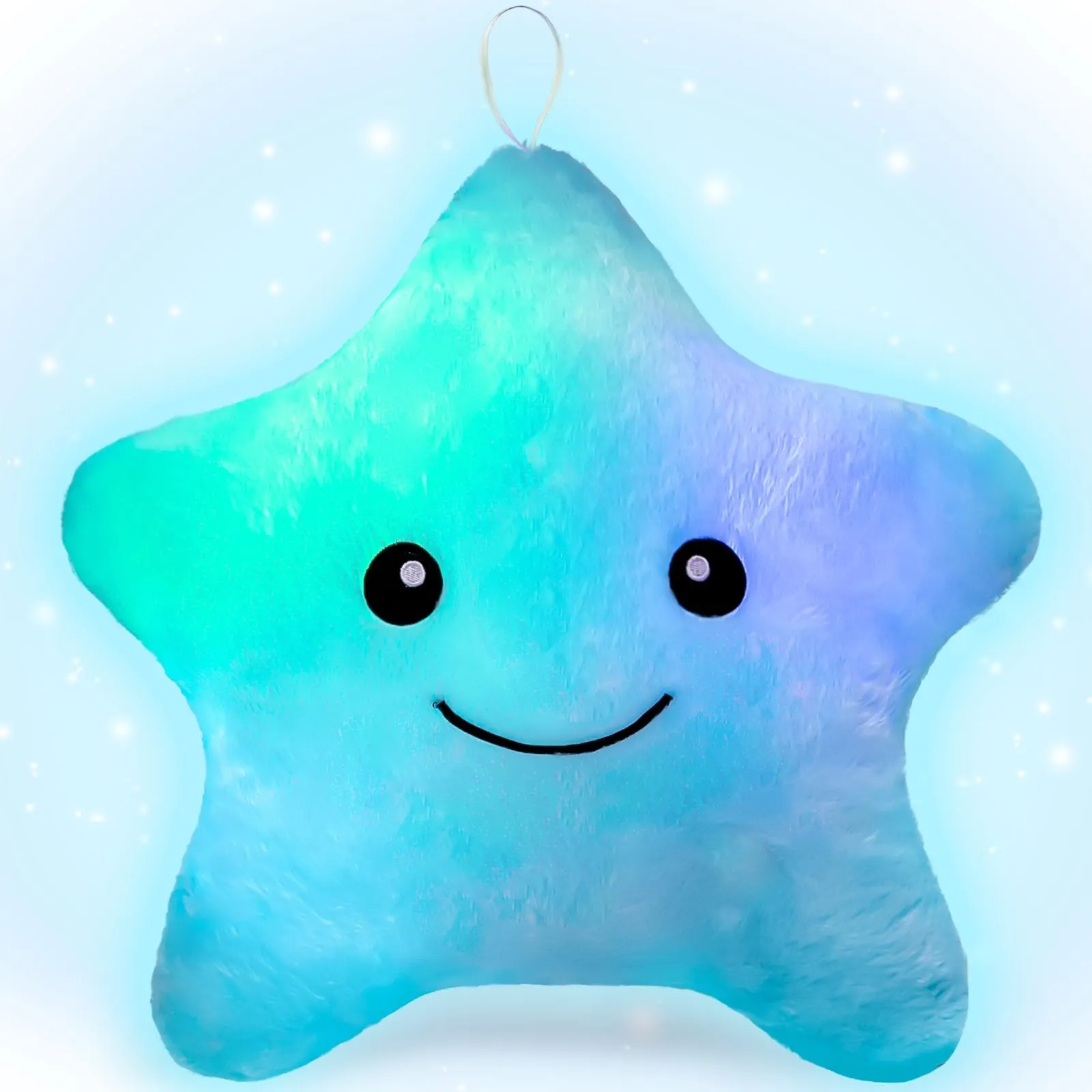 Sensorial Anti Stress  Autism Sensory Products Light Up Star Plush Pillow For Toddler
