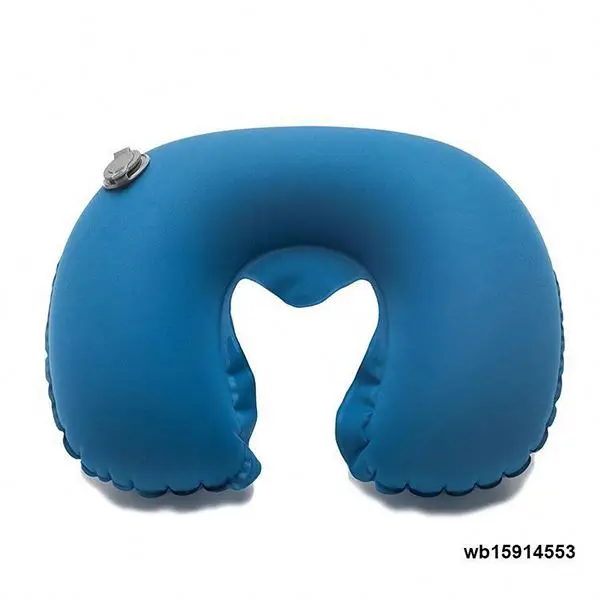 3 in 1 sleeping inflatable travel pillow and eye mask with ear plug and pouch