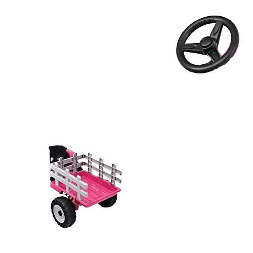 Unisex 12V Battery Operated Plastic Ride-On Electric Tractor Toy for Kids Ages 2-7 Pedal Power MP3 Feature Wholesale Boys Girls