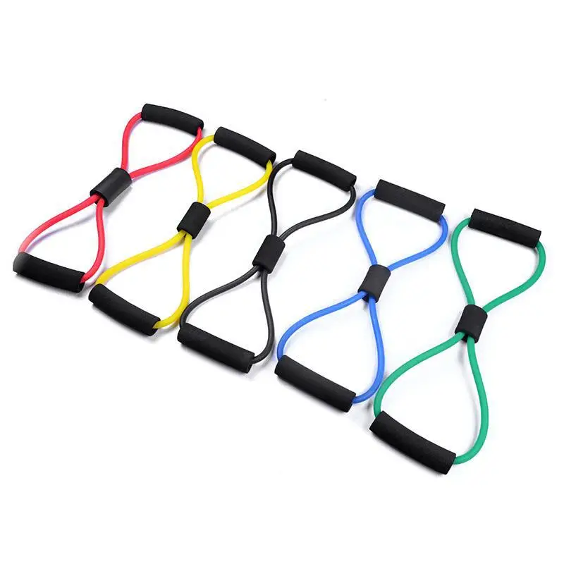 
Wholesale Low MOQ home gym pull rope elastic pull rope Resistance Band rope body building 