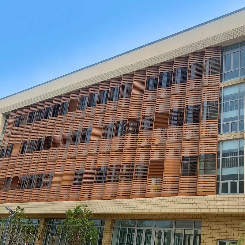 Aluminium Exterior Sunshade Folding Louver Shutter