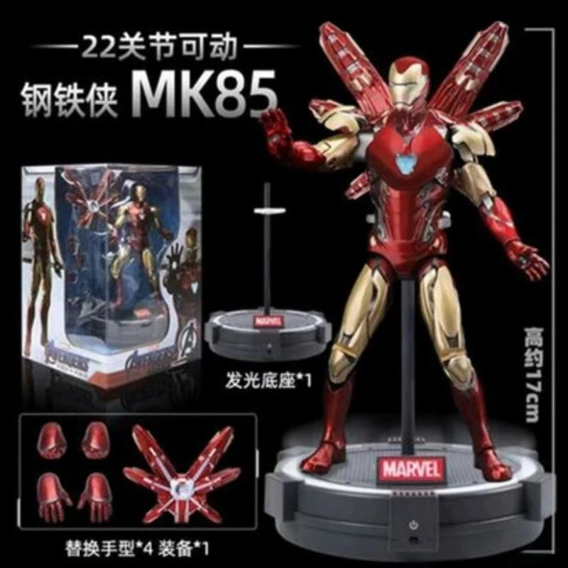 48 types Iron-Man spiderman Detachable model with movable joints PVC Toy Marvels characters Action Figures for Gift
