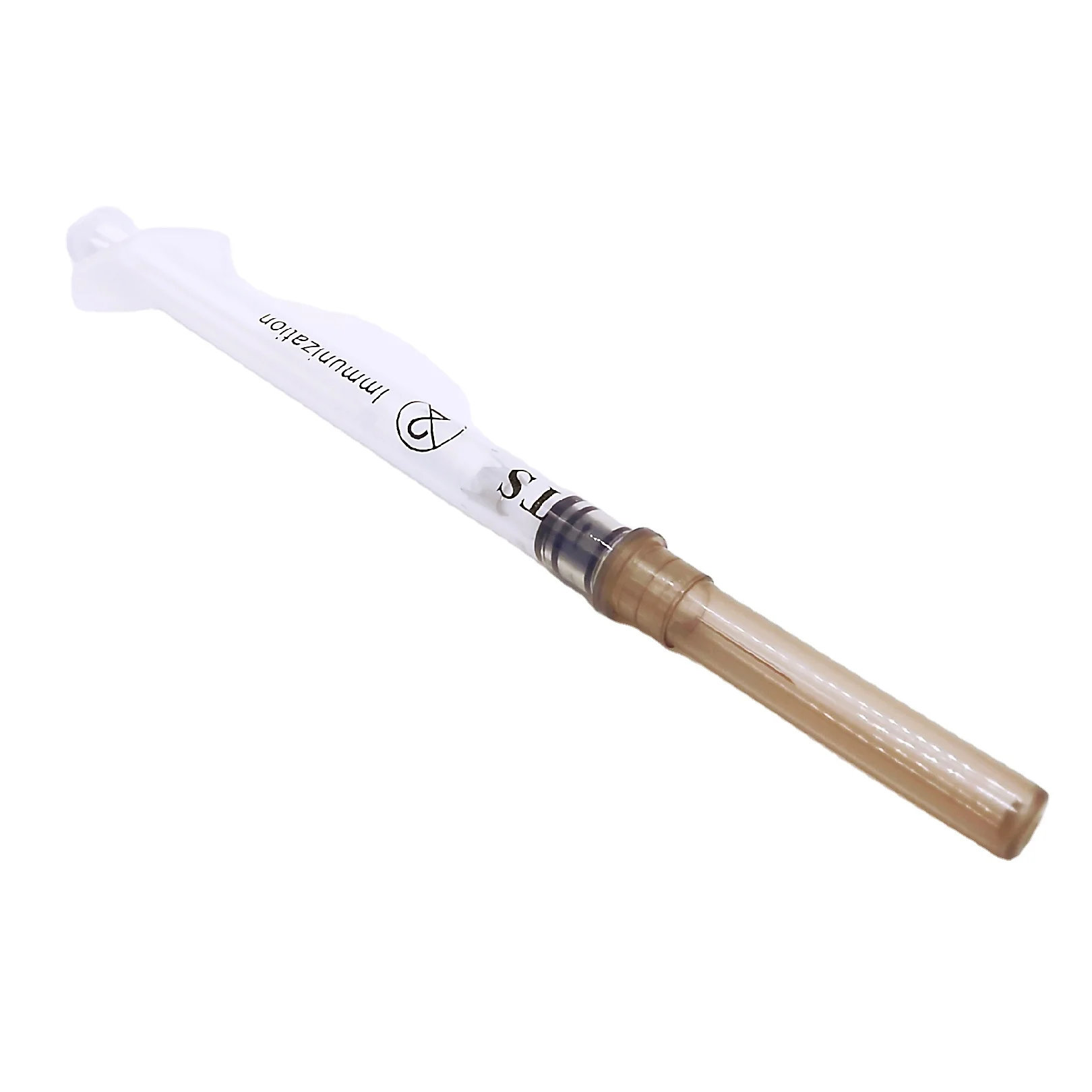 High quality 0.1ml Auto disable syringe with fixed hypodermic needle