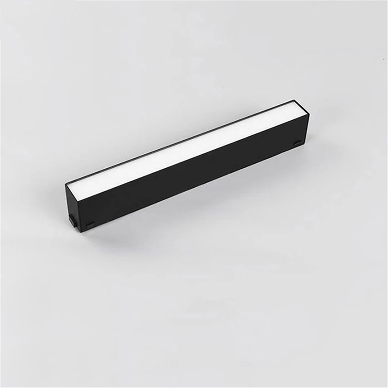 Commercial DC48V Magnet led track light magnetic rail spotlights 8W 16W 24W recessed track wall washer home lighting