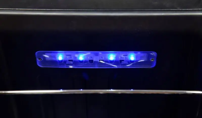 Custom furniture metal wood glass cooler mini cooling system wine cellar