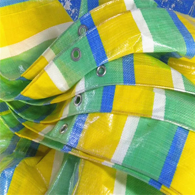 HDPE ткань с покрытием брезент PE полосы рулон Брезентовая Размеры