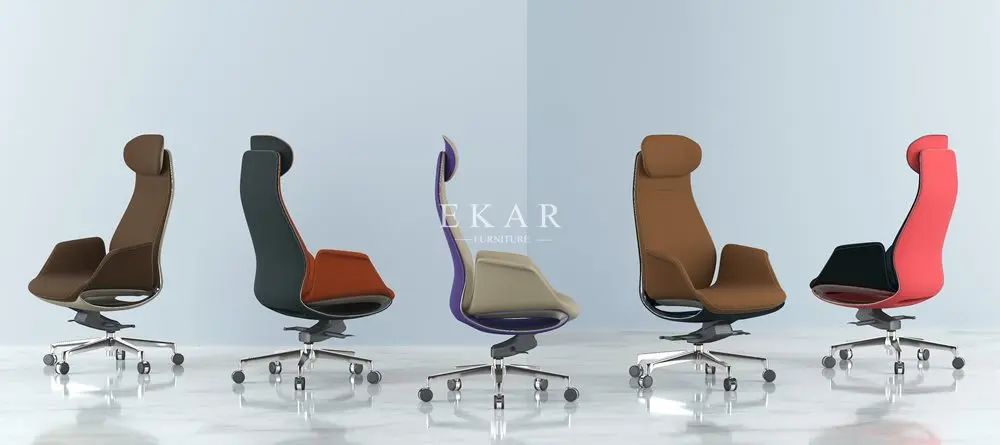 Chairleather White Wheel Reclining Picture Modern Luxury Office Chair Swivel