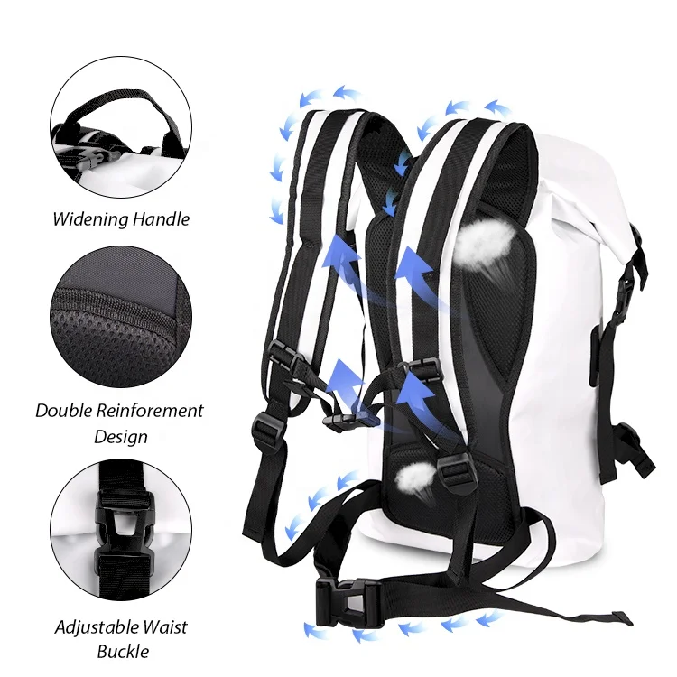 KingGear Открытый Кемпинг плавание Каякинг велосипед Велоспорт 500D ПВХ сумка для ноутбука водонепроницаемый рюкзак
