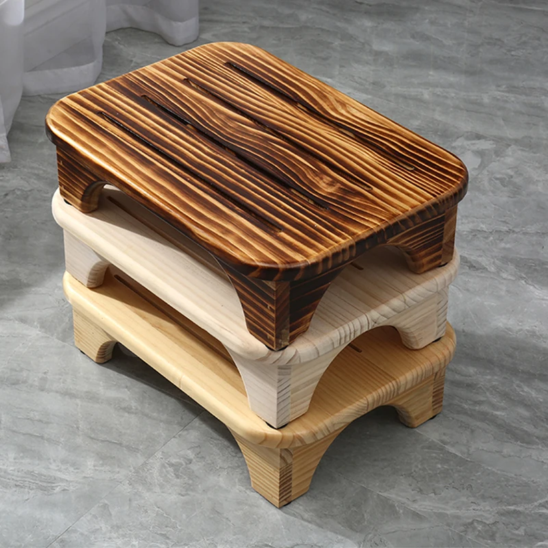 Табурет, ванная комната, деревянный коврик, офисный табурет, диван, табурет для ног, твердая деревянная кровать, табурет, низкий табурет, Детская маленькая скамейка, туалет, подставка для ног