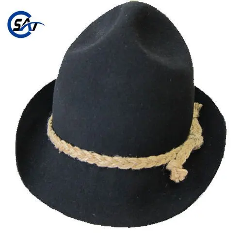 beautiful 100% wool women winter felt cowboy hat