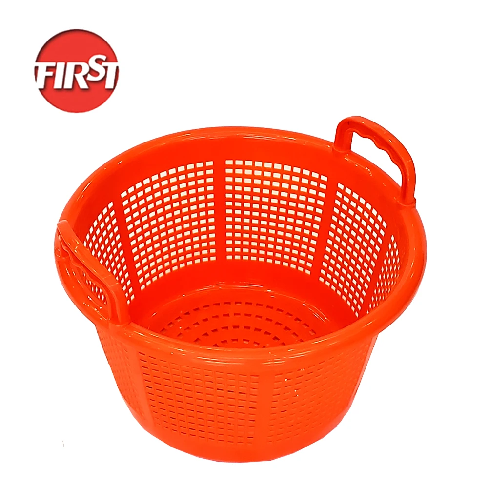 PP multifunction seafood stackable storage plastic mesh basket crate&barrel