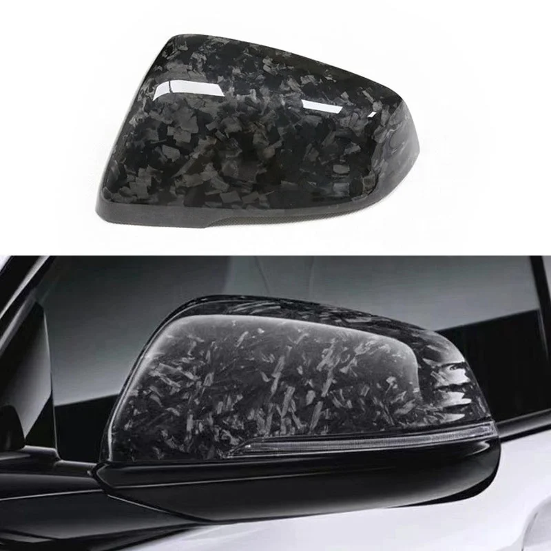 Car Rear View Mirror Cover, Carbon Overlay Side Mirror Cover for Toyota Supra A90