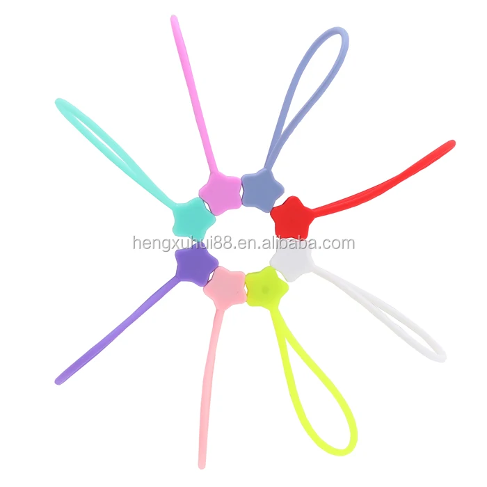 
Star Shape Magnetic Silicone Cable Winder Cable Organizer 