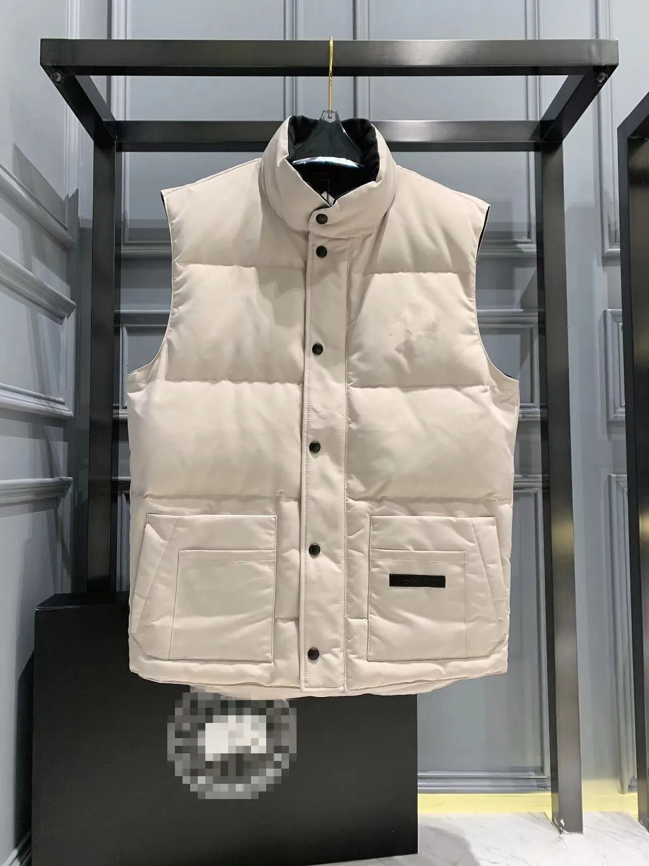 wholesale High quality Designer luxury Famous down vest couple Down puffer vest men