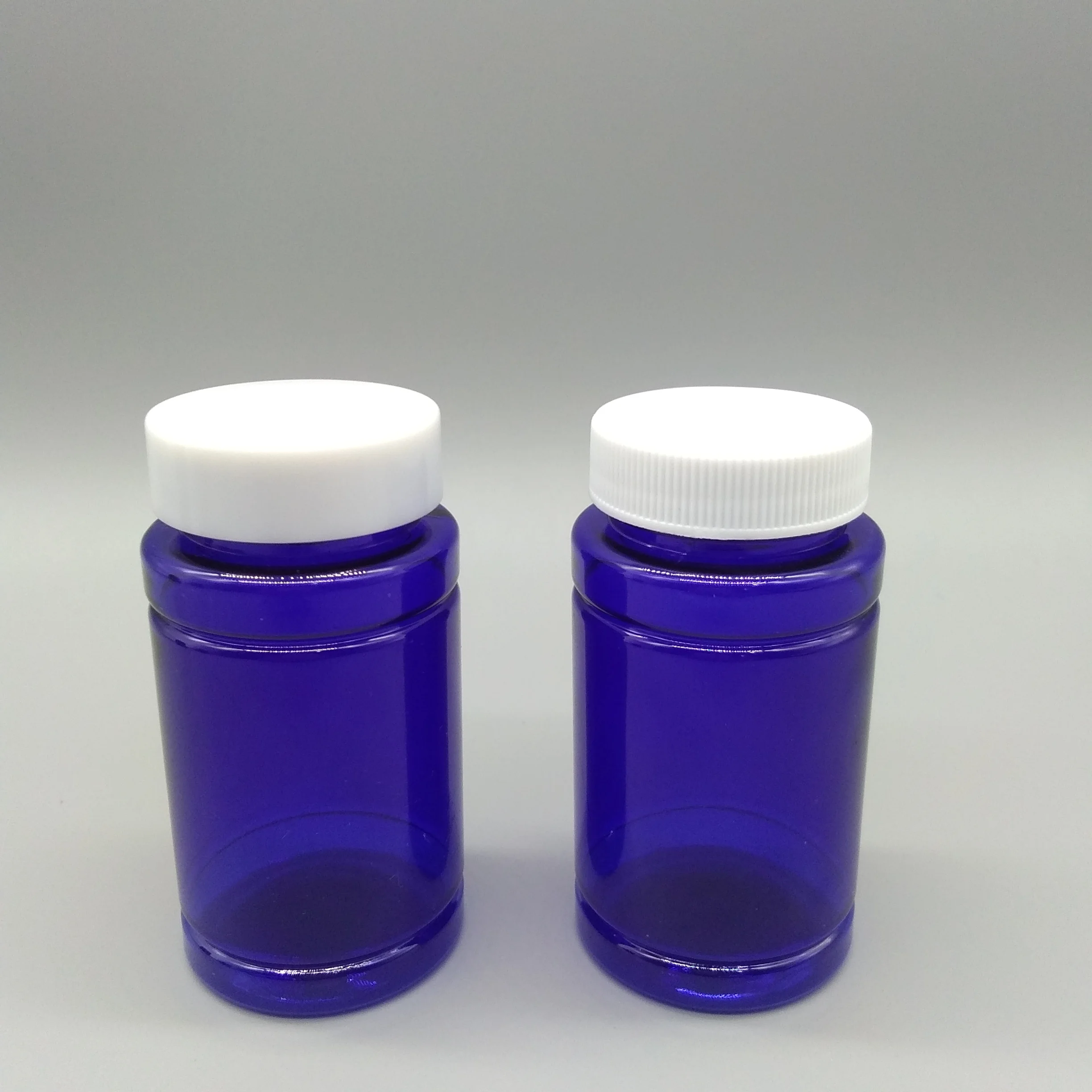 Healthcare Supplement PET Plastic Capsule Bottles 100cc 120cc 150cc 200cc 225cc With Tear Off ,Crc Cap, Screw Cap