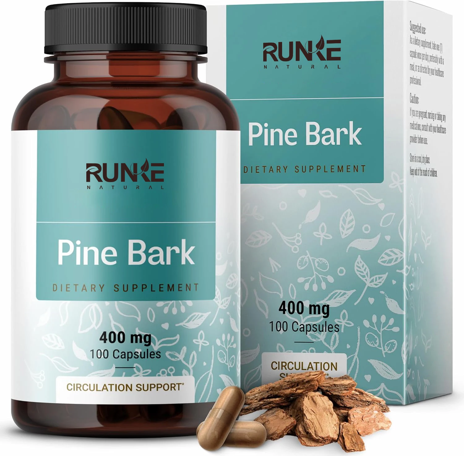 Pine Bark Capsule For Natural Ingredient OEM Supplement 95% Proanthocyanidins OPC french Pine Bark Extract Capsule