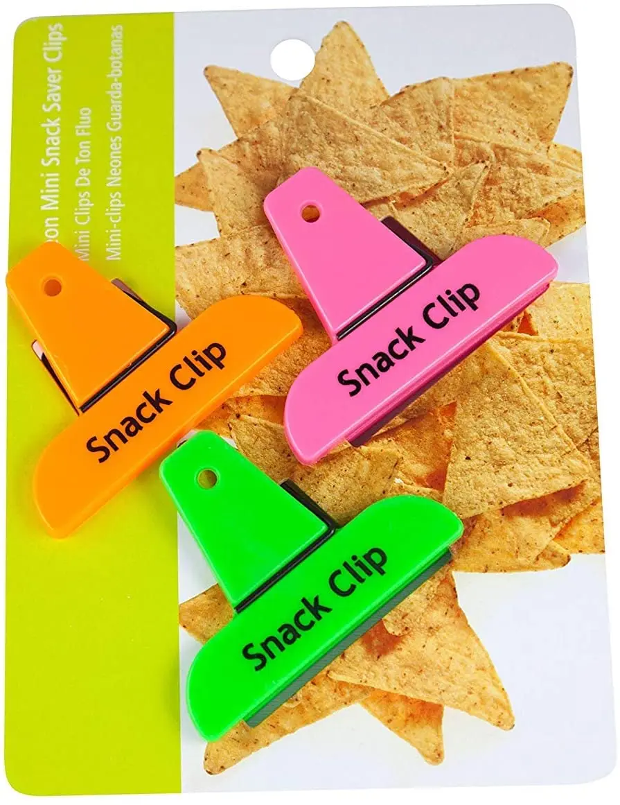 Waterproof Food Seal Seep Block Plastic food bag sealing clip for Kitchen