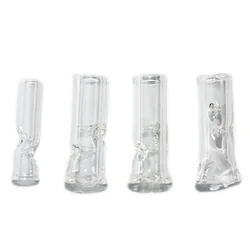 Best selling customize rolling paper tip glass filter tip smoking pipe