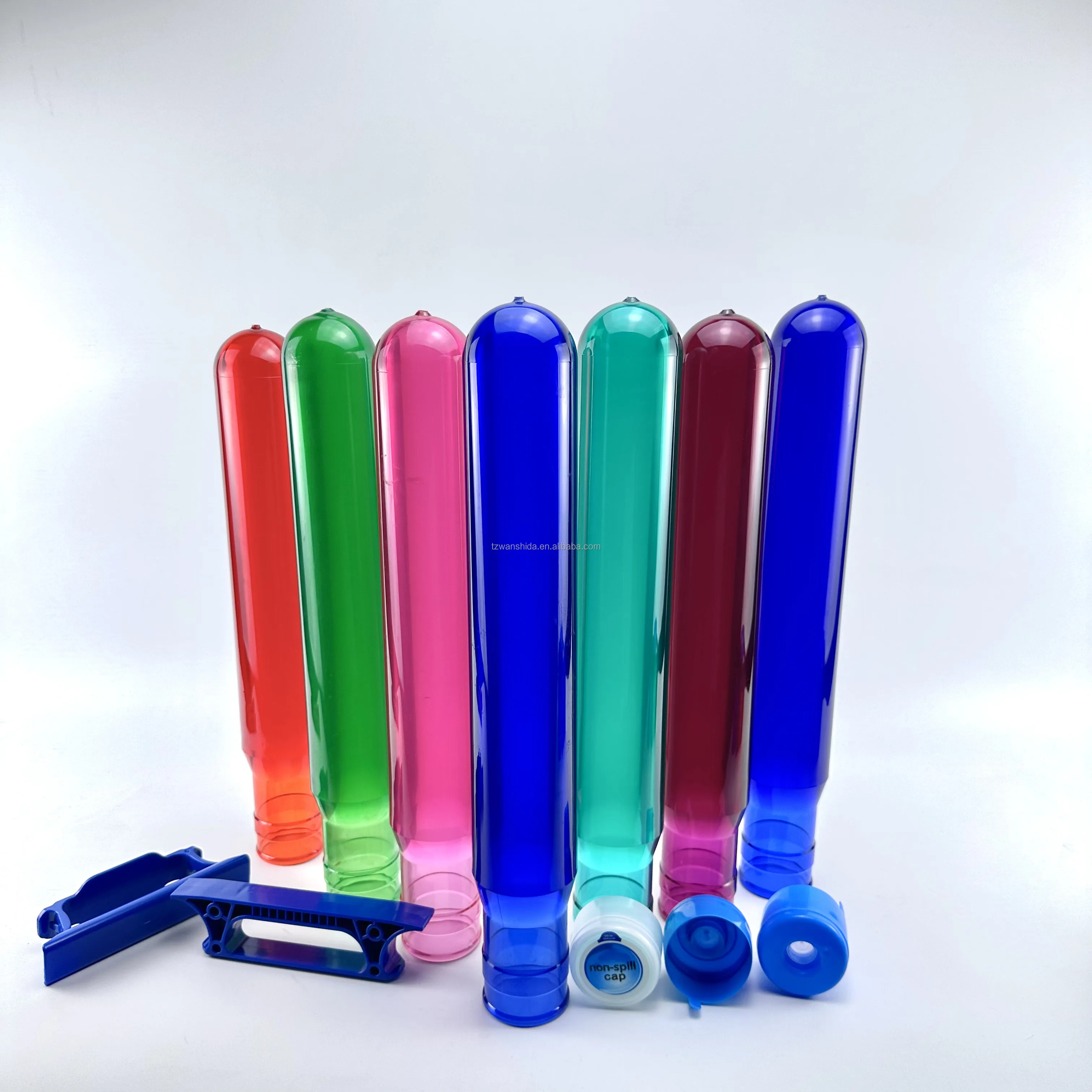 5gallon 700g 730g Blow Moulding Machine 20 Liter  750g Plastic Blue transparent 5gallon PET preform